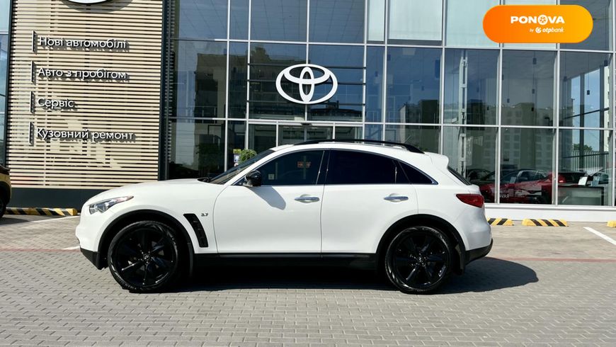 Infiniti QX70, 2015, Газ пропан-бутан / Бензин, 3.7 л., 125 тис. км, Позашляховик / Кросовер, Білий, Чернігів 106771 фото