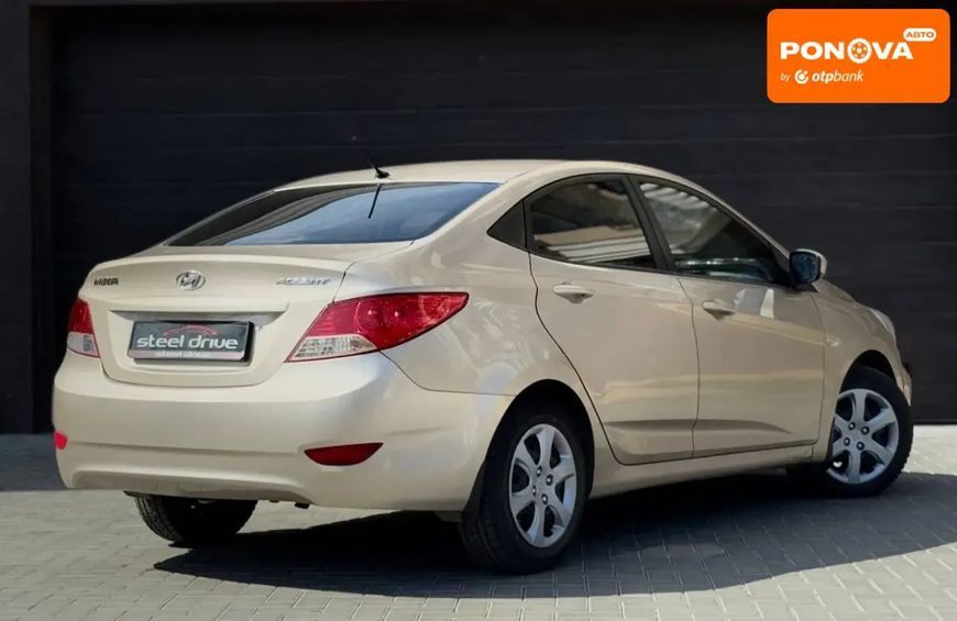 Hyundai Accent, 2011 г., Бензин, 186 тыс. км, Седан, Бежевый, Николаев AT-10412635 фото