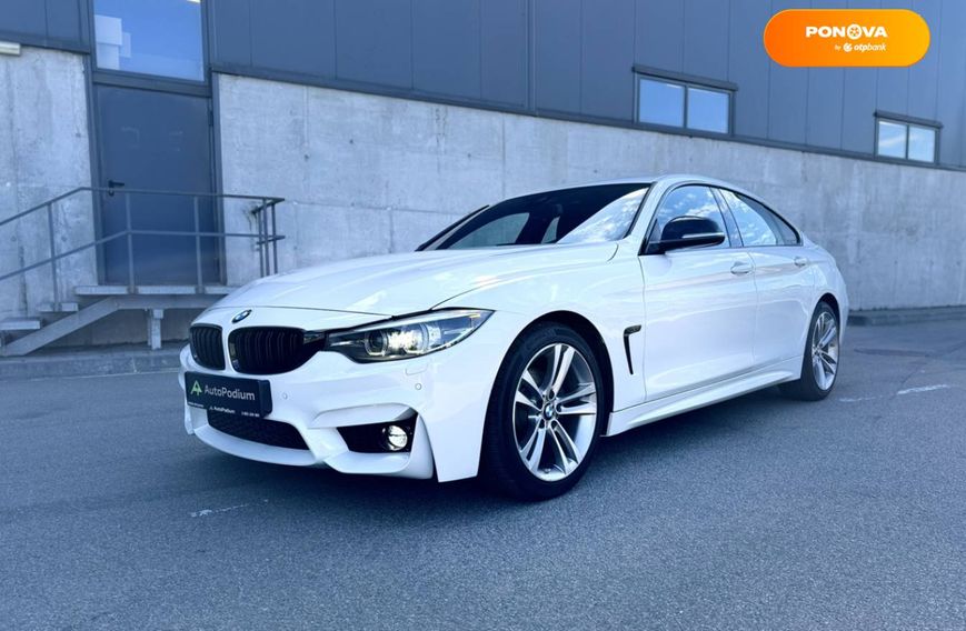 BMW 4 Series Gran Coupe, 2018, Бензин, 2 л., 68 тыс. км, Купе, Белый, Киев 39354 фото