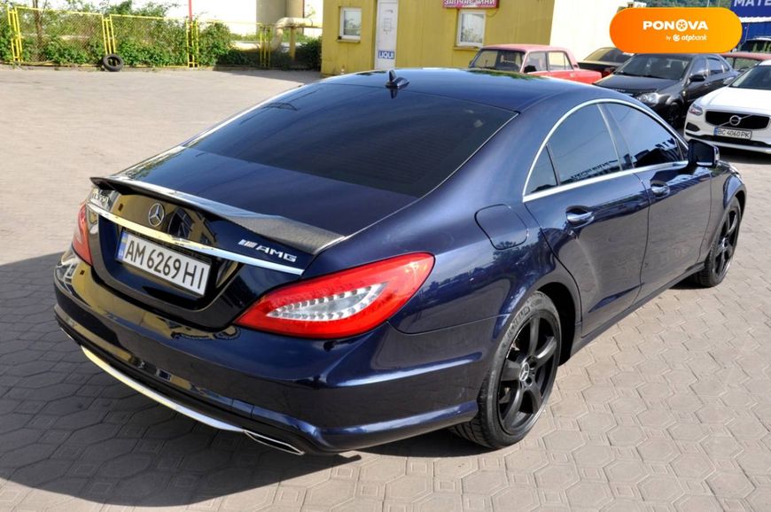 Mercedes-Benz CLS-Class, 2012, Бензин, 4.67 л., 175 тыс. км, Седан, Синий, Львов 42674 фото