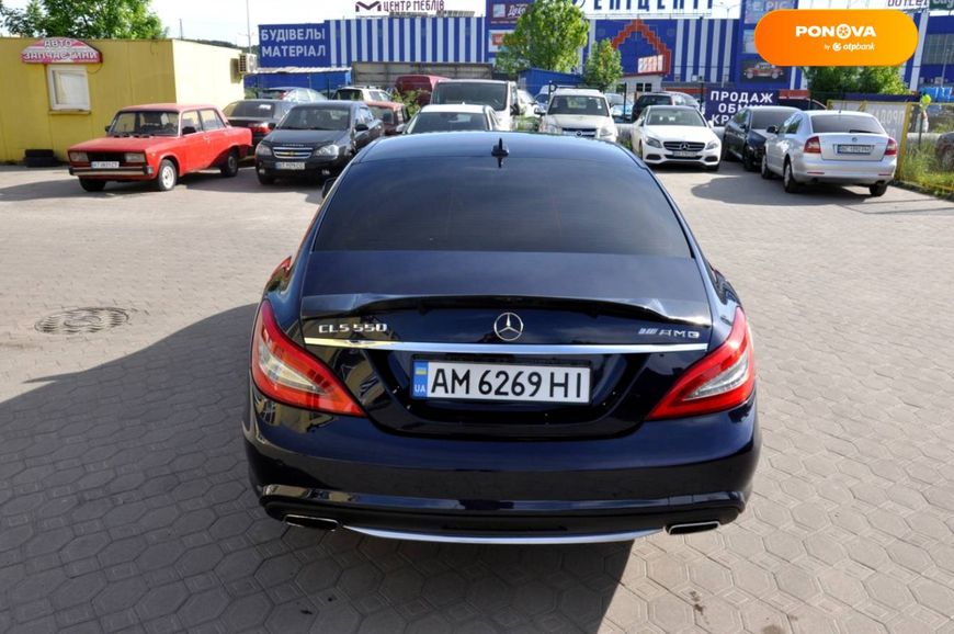 Mercedes-Benz CLS-Class, 2012, Бензин, 4.67 л., 175 тыс. км, Седан, Синий, Львов 42674 фото