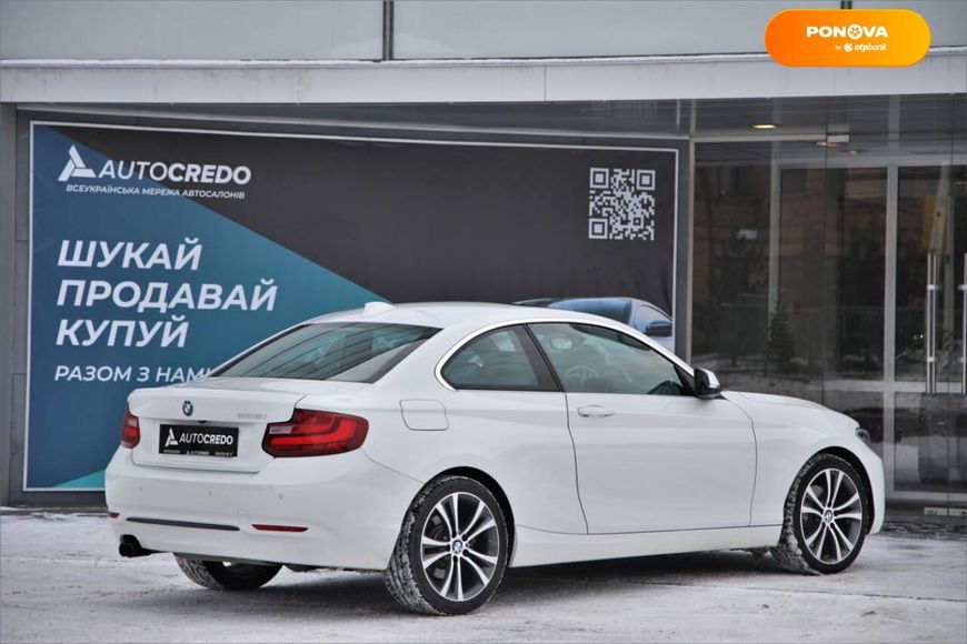 BMW 2 Series, 2016, Бензин, 2 л., 93 тыс. км, Купе, Белый, Харьков 12954 фото