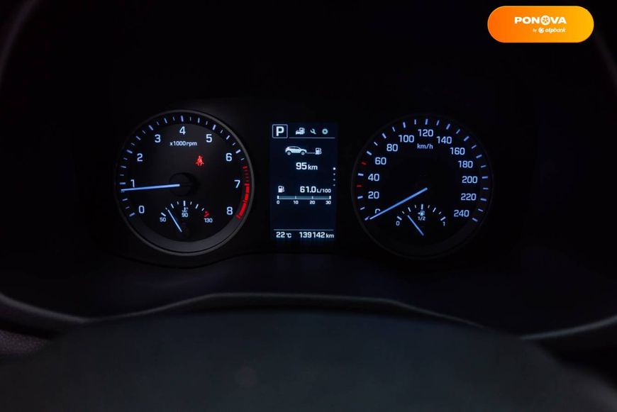 Hyundai Tucson, 2018, Бензин, 2 л., 139 тис. км, Позашляховик / Кросовер, Сірий, Київ 42937 фото