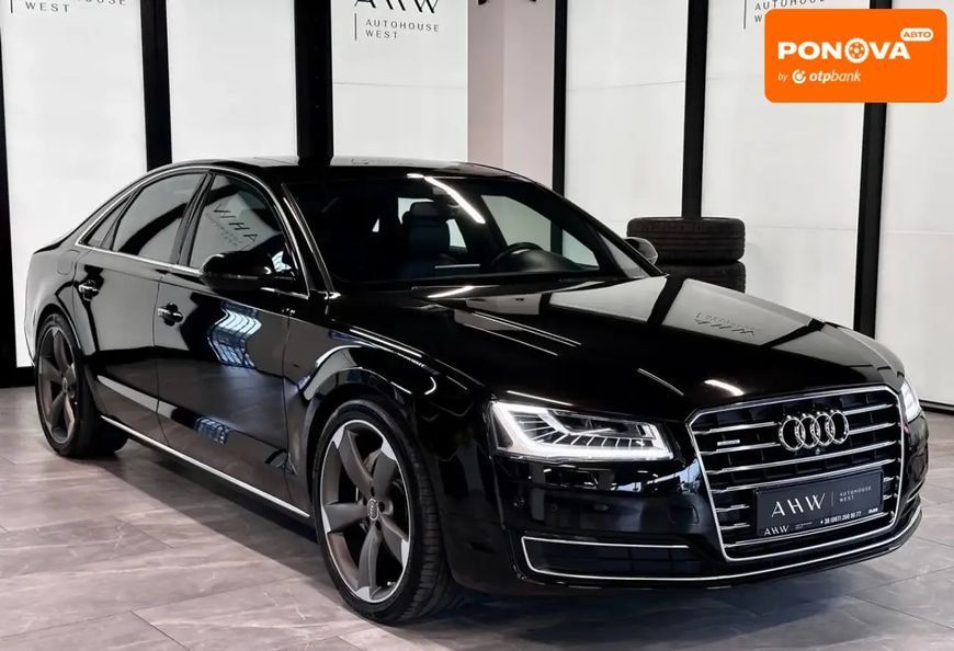 Audi A8, 2013 р., Дизель, 323 тис. км, Седан, Чорний, Львів AT-10399607 фото