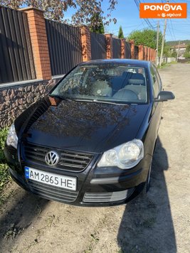 Volkswagen Polo, 2009, Бензин, 1.2 л., 250 тис. км, Хетчбек, Чорний, Житомир Cars-Pr-271061 фото