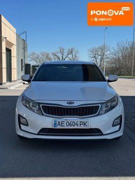 Kia Optima, 2014 р., Гібрид (MHEV), 113 тис. км, Седан, Білий, Дніпро (Дніпропетровськ) AT-10417144 фото