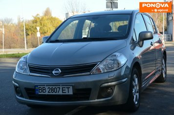 Nissan TIIDA, 2011, Газ пропан-бутан / Бензин, 1.6 л., 262 тис. км, Хетчбек, Сірий, Вінниця Cars-Pr-271802 фото