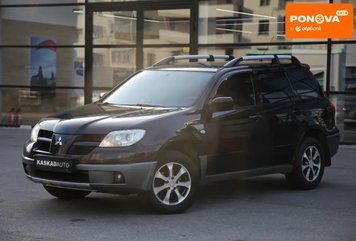 Mitsubishi Outlander, 2007 р., Газ пропан-бутан / Бензин, 334 тис. км, Позашляховик / Кросовер, Чорний, Харків AT-10413026 фото
