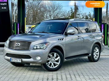 Infiniti QX80, 2013, Бензин, 5.55 л., 162 тис. км, Позашляховик / Кросовер, Сірий, Одеса Cars-Pr-164665 фото