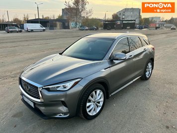 Infiniti QX50, 2019, Бензин, 2 л., 80 тис. км, Позашляховик / Кросовер, Сірий, Запоріжжя Cars-Pr-268932 фото