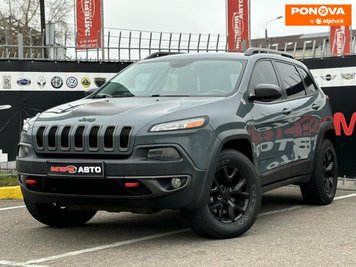 Jeep Cherokee, 2014, Газ пропан-бутан / Бензин, 3.24 л., 187 тис. км, Позашляховик / Кросовер, Синій, Київ 278351 фото