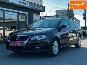 Volkswagen Passat, 2008 р., Бензин, 166 тис. км, Універсал, Чорний, Житомир AT-10417555 фото