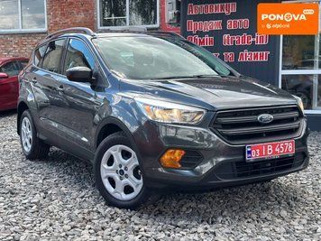 Ford Escape, 2017 р., Бензин, 180 тис. км, Позашляховик / Кросовер, Сірий, Сміла AT-10419957 фото