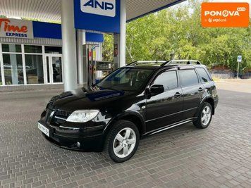 Mitsubishi Outlander, 2007 р., Бензин, 240 тис. км, Позашляховик / Кросовер, Чорний, Миколаїв AT-10403307 фото