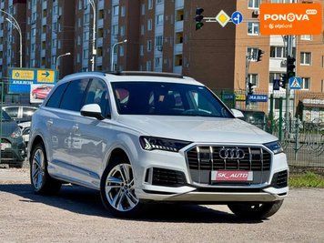 Audi Q7, 2023 р., Бензин, 62 тис. км, Позашляховик / Кросовер, Білий, Київ AT-10415990 фото