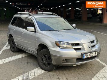 Mitsubishi Outlander, 2004, Газ пропан-бутан / Бензин, 2.4 л., 318 тис. км, Позашляховик / Кросовер, Сірий, Київ 280357 фото