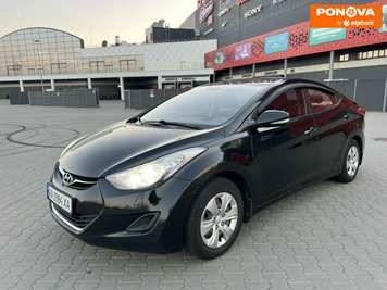 Hyundai Elantra, 2013, Газ пропан-бутан / Бензин, 1.59 л., 203 тис. км, Седан, Чорний, Київ Cars-Pr-276060 фото