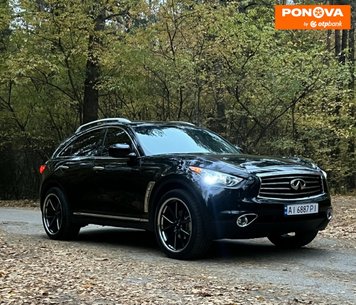 Infiniti QX70, 2014, Бензин, 3.7 л., 163 тис. км, Позашляховик / Кросовер, Чорний, Київ Cars-Pr-276496 фото