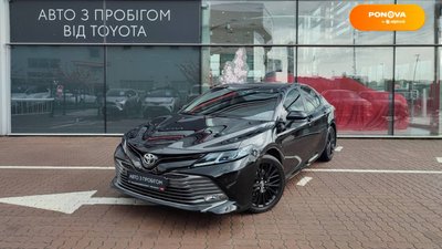 Toyota Camry, 2019, Бензин, 2.49 л., 67 тис. км, Седан, Чорний, Київ 38340 фото