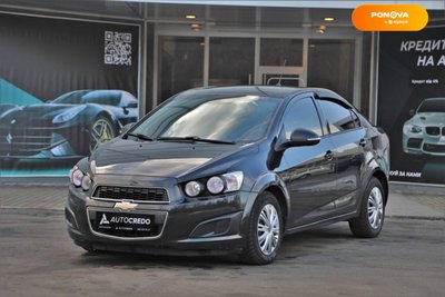 Chevrolet Aveo, 2014, Газ пропан-бутан / Бензин, 1.4 л., 155 тис. км, Седан, Чорний, Харків 14568 фото