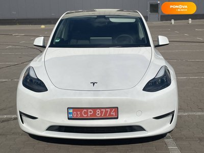 Tesla Model Y, 2022, Електро, 58 тыс. км, Внедорожник / Кроссовер, Белый, Киев Cars-Pr-67944 фото