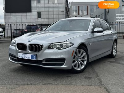 BMW 5 Series, 2016, Бензин, 3 л., 172 тис. км, Седан, Сірий, Київ 36886 фото