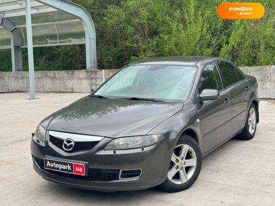 Mazda 6, 2006, Газ пропан-бутан / Бензин, 2 л., 261 тис. км, Седан, Сірий, Київ 38660 фото