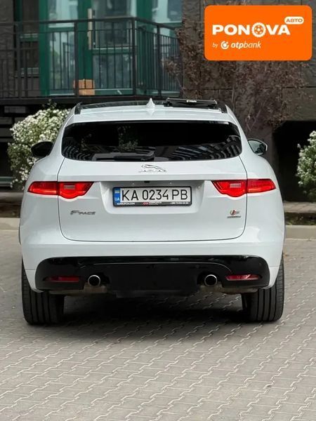 Jaguar F-Pace, 2017 р., Бензин, 150 тис. км, Позашляховик / Кросовер, Білий, Софіївська Борщагівка AT-10418273 фото