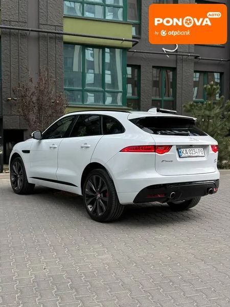Jaguar F-Pace, 2017 р., Бензин, 150 тис. км, Позашляховик / Кросовер, Білий, Софіївська Борщагівка AT-10418273 фото