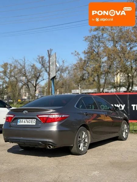Toyota Camry, 2015 г., Газ пропан-бутан / Бензин, 133 тыс. км, Седан, Серый, Кропивницкий (Кировоград) AT-10414851 фото