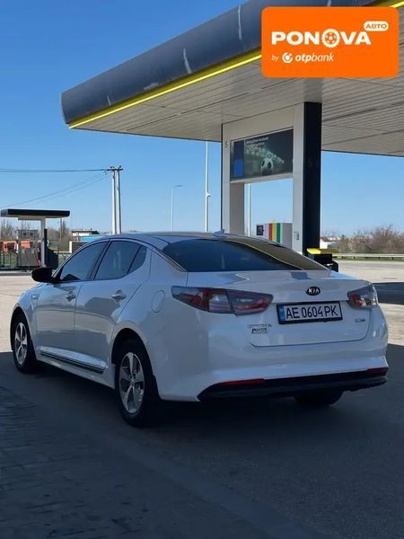 Kia Optima, 2014 г., Гібрид (MHEV), 113 тыс. км, Седан, Белый, Днепр (Днепропетровск) AT-10417144 фото