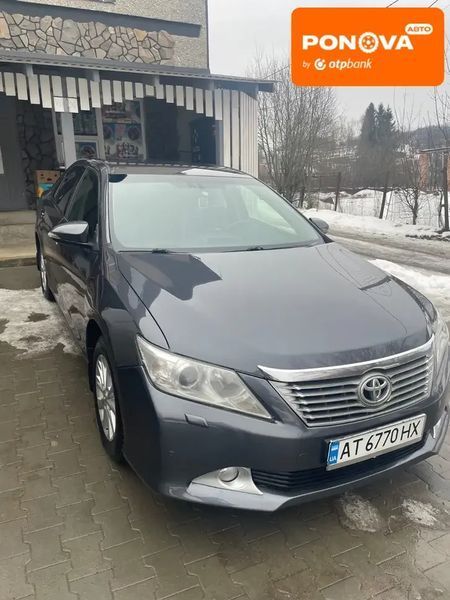 Toyota Camry, 2014 р., Газ пропан-бутан / Бензин, 263 тис. км, Седан, Сірий, Косів AT-10408742 фото