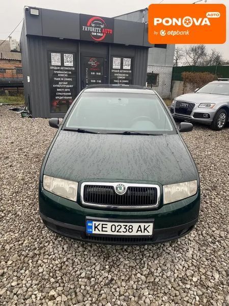 Skoda Fabia, 2002 г., Бензин, 119 тыс. км, Седан, Зеленый, Днепр (Днепропетровск) AT-10406206 фото