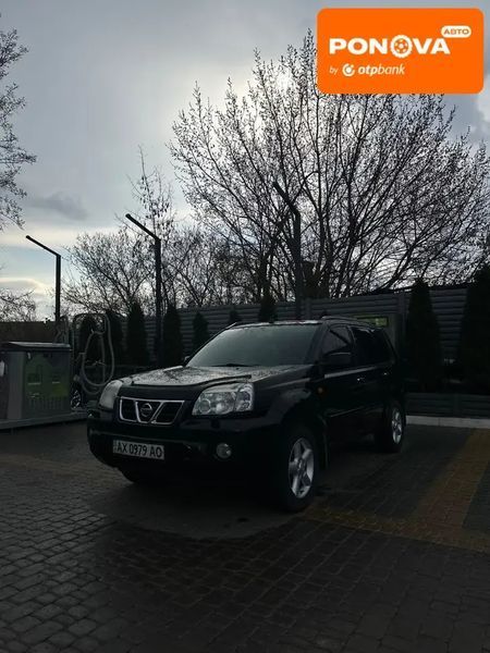 Nissan X-Trail, 2003 р., Бензин, 222 тис. км, Позашляховик / Кросовер, Чорний, Харків AT-10417592 фото