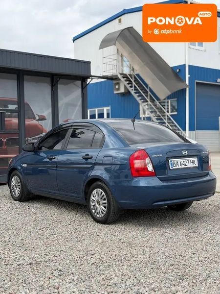Hyundai Accent, 2007 г., Газ пропан-бутан / Бензин, 226 тыс. км, Седан, Синий, Кропивницкий (Кировоград) AT-10416395 фото