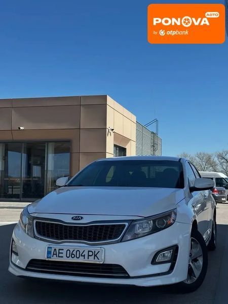Kia Optima, 2014 г., Гібрид (MHEV), 113 тыс. км, Седан, Белый, Днепр (Днепропетровск) AT-10417144 фото