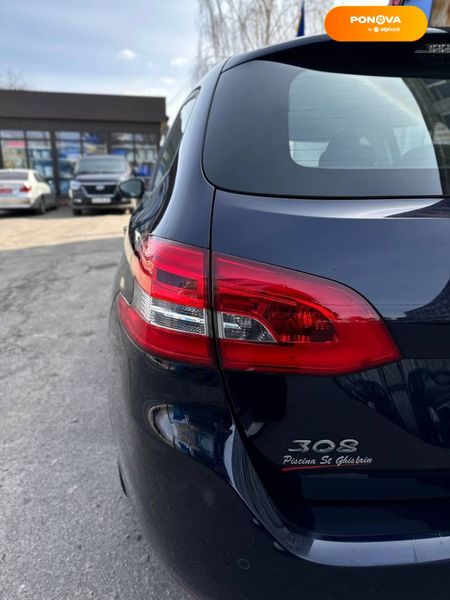 Peugeot 308, 2019, Дизель, 1.5 л., 163 тис. км, Універсал, Синій, Суми 20038 фото