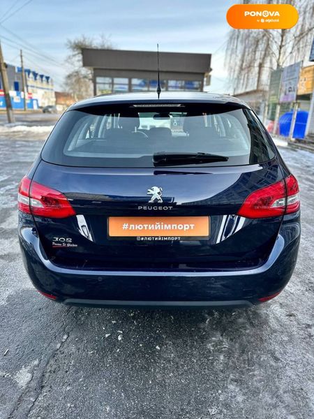 Peugeot 308, 2019, Дизель, 1.5 л., 163 тис. км, Універсал, Синій, Суми 20038 фото