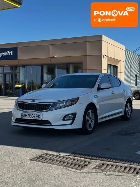 Kia Optima, 2014 г., Гібрид (MHEV), 113 тыс. км, Седан, Белый, Днепр (Днепропетровск) AT-10417144 фото