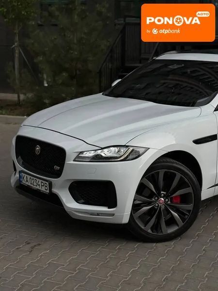 Jaguar F-Pace, 2017 р., Бензин, 150 тис. км, Позашляховик / Кросовер, Білий, Софіївська Борщагівка AT-10418273 фото
