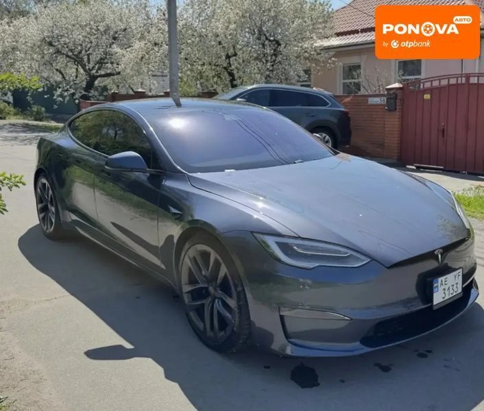 Tesla Model S, 2021 р., Електро, 65 тис. км, Ліфтбек, Сірий, Дніпро (Дніпропетровськ) AT-10417205 фото