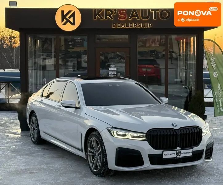 BMW 7 Series, 2019 р., Бензин, 90 тис. км, Седан, Білий, Харків AT-10411799 фото