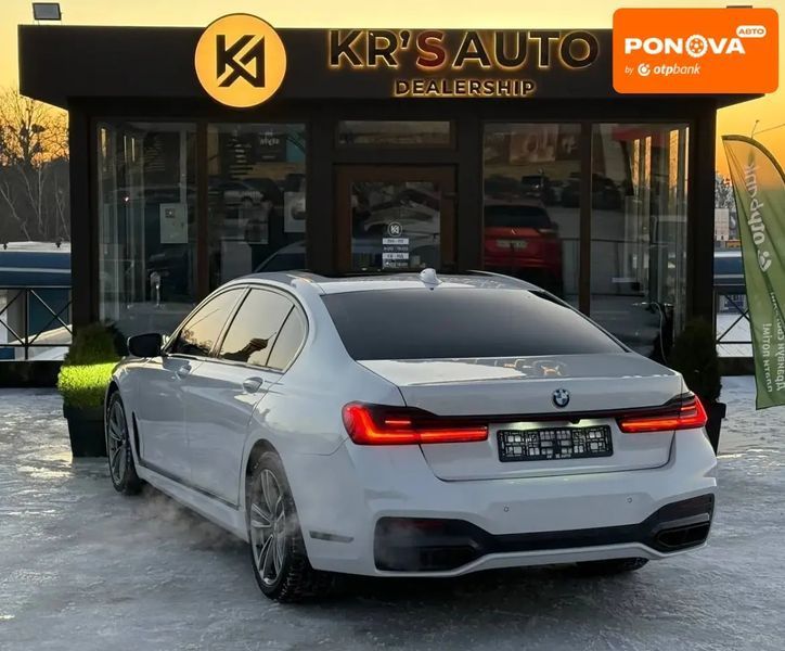 BMW 7 Series, 2019 р., Бензин, 90 тис. км, Седан, Білий, Харків AT-10411799 фото