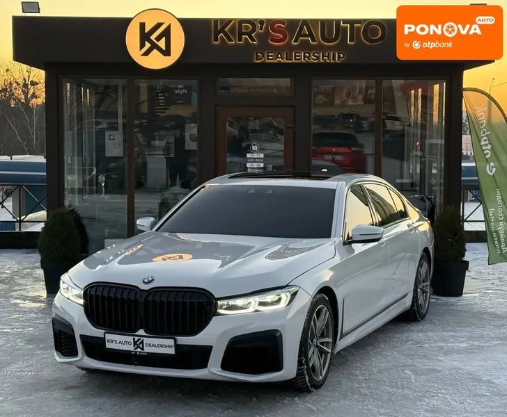 BMW 7 Series, 2019 р., Бензин, 90 тис. км, Седан, Білий, Харків AT-10411799 фото