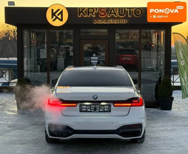 BMW 7 Series, 2019 р., Бензин, 90 тис. км, Седан, Білий, Харків AT-10411799 фото