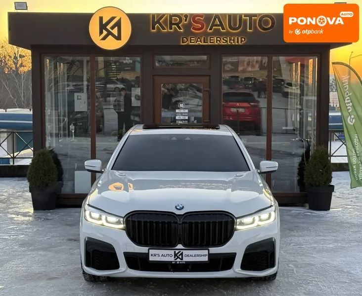 BMW 7 Series, 2019 р., Бензин, 90 тис. км, Седан, Білий, Харків AT-10411799 фото