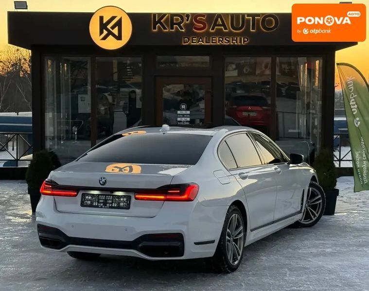 BMW 7 Series, 2019 р., Бензин, 90 тис. км, Седан, Білий, Харків AT-10411799 фото