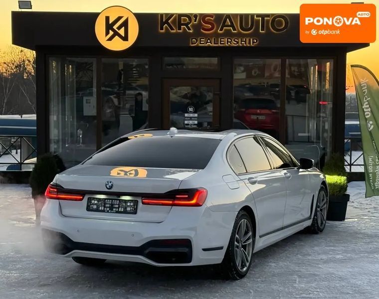 BMW 7 Series, 2019 р., Бензин, 90 тис. км, Седан, Білий, Харків AT-10411799 фото