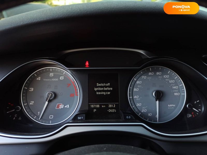 Audi S4, 2014, Бензин, 3 л., 187 тыс. км, Седан, Серый, Днепр (Днепропетровск) 39178 фото
