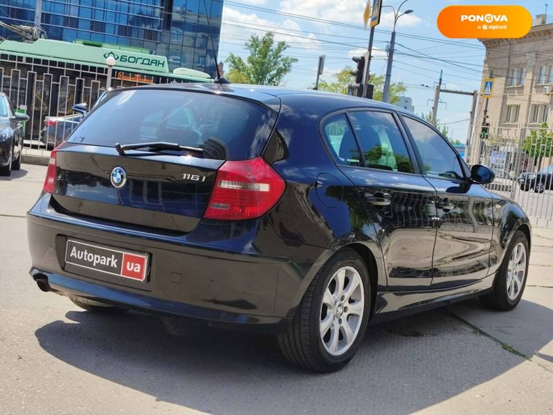 BMW 1 Series, 2009, Бензин, 1.6 л., 190 тыс. км, Хетчбек, Чорный, Харьков 44561 фото